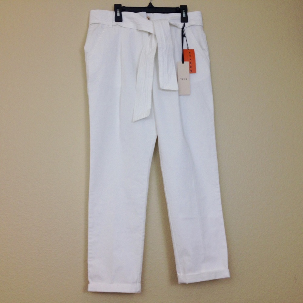 TOY G White Paper Bag Pants with Belt